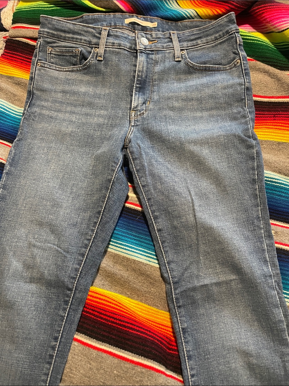 Levi's Skinny fit Straight with slight strech Light Blue Jeans